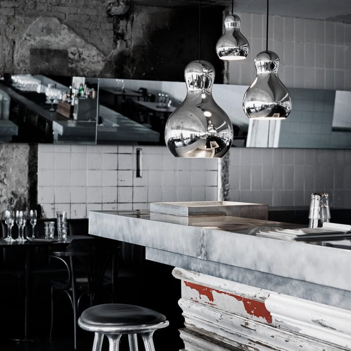 Suspension lumineuse Calabash P3 - Argent - Fritz Hansen