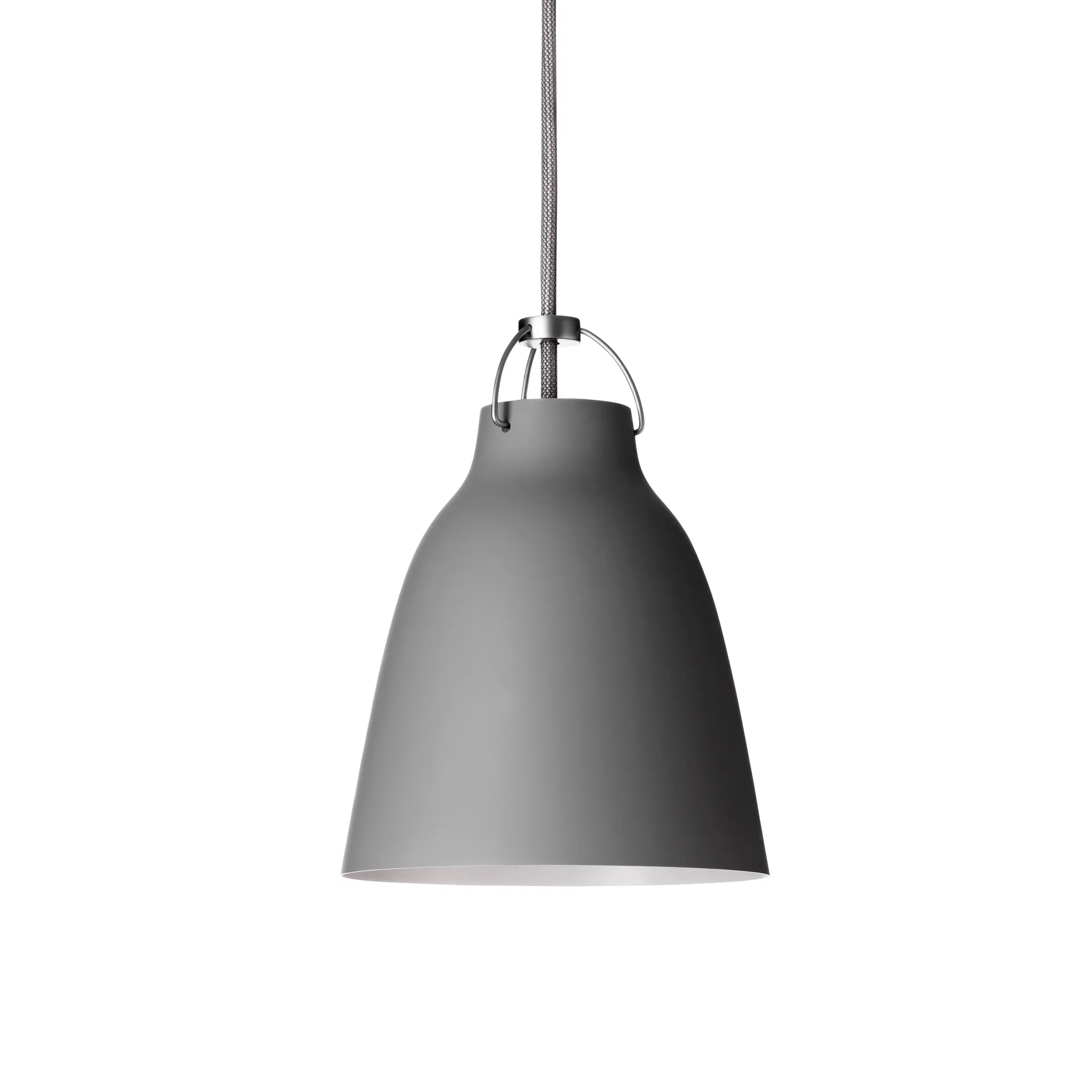 Suspension lumineuse Caravaggio P1 mat, Grey45 Fritz Hansen