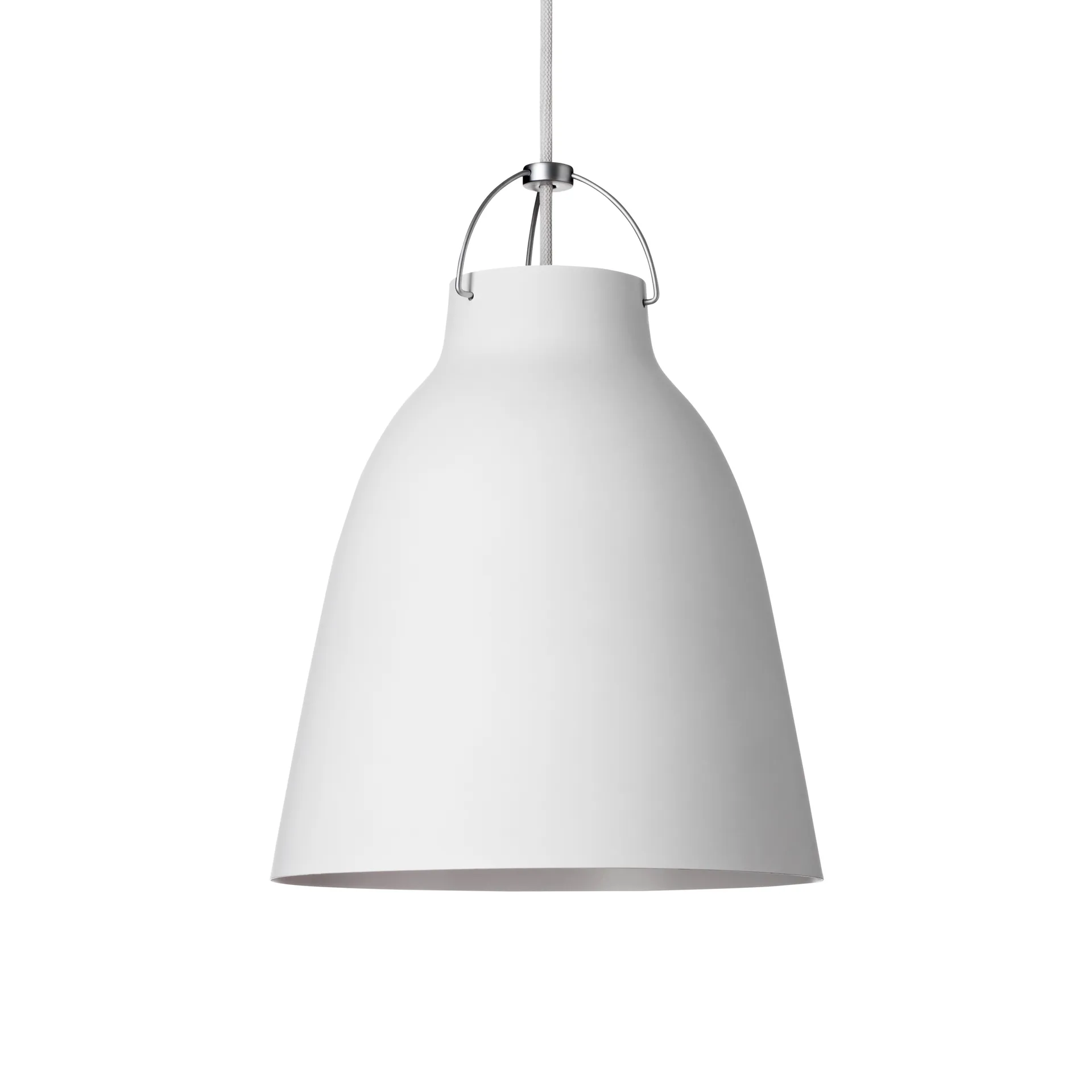 Suspension lumineuse Caravaggio P2 mat, Blanc Fritz Hansen