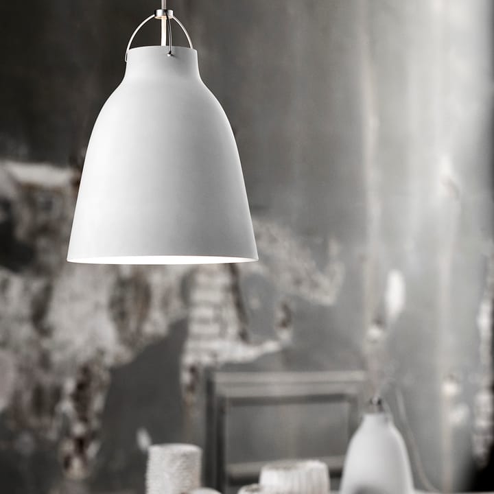 Suspension lumineuse Caravaggio P2 mat, Blanc Fritz Hansen
