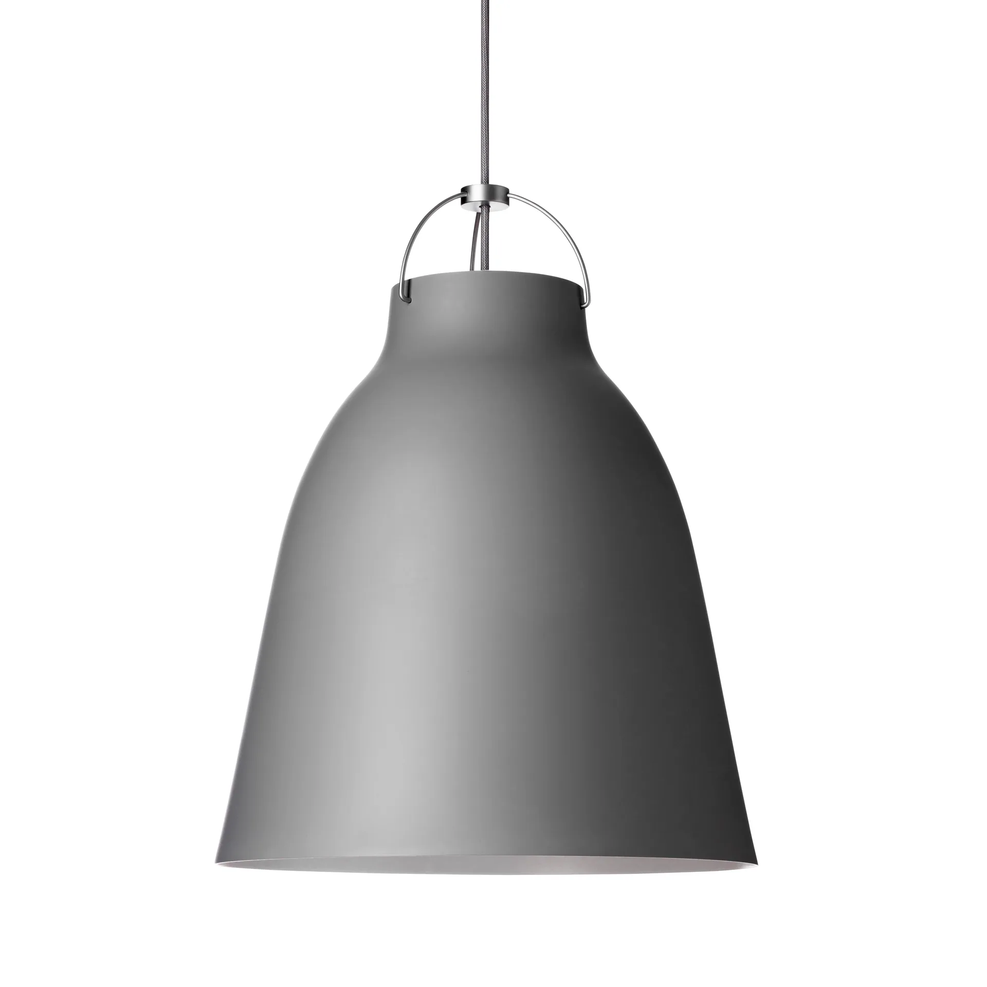 Suspension lumineuse Caravaggio P3 mat, Grey45 Fritz Hansen