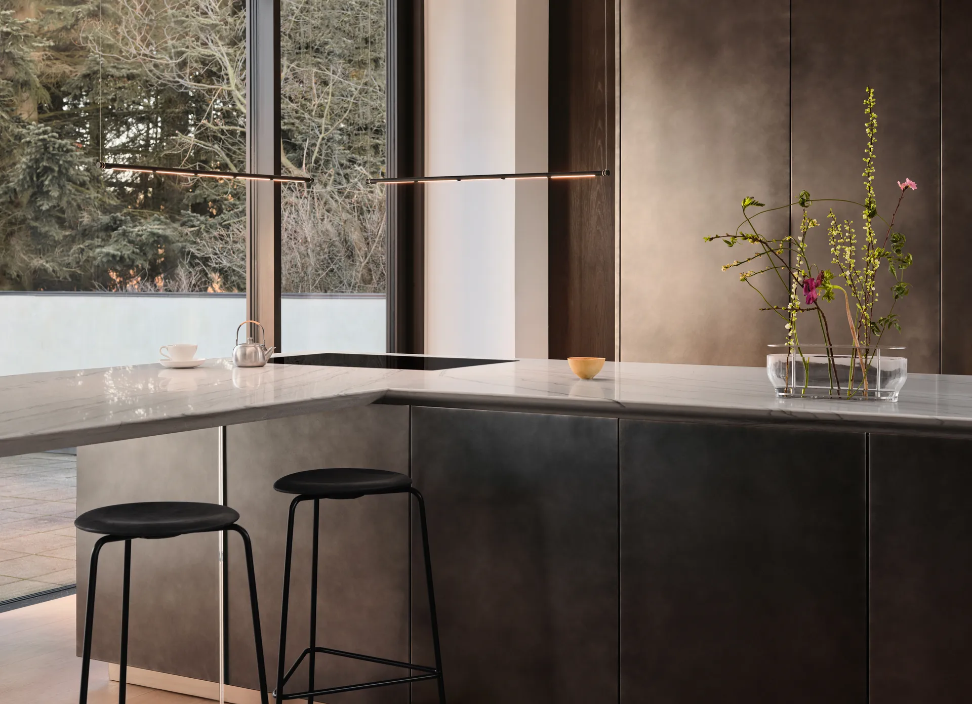 Suspension OneLine, Noir Fritz Hansen