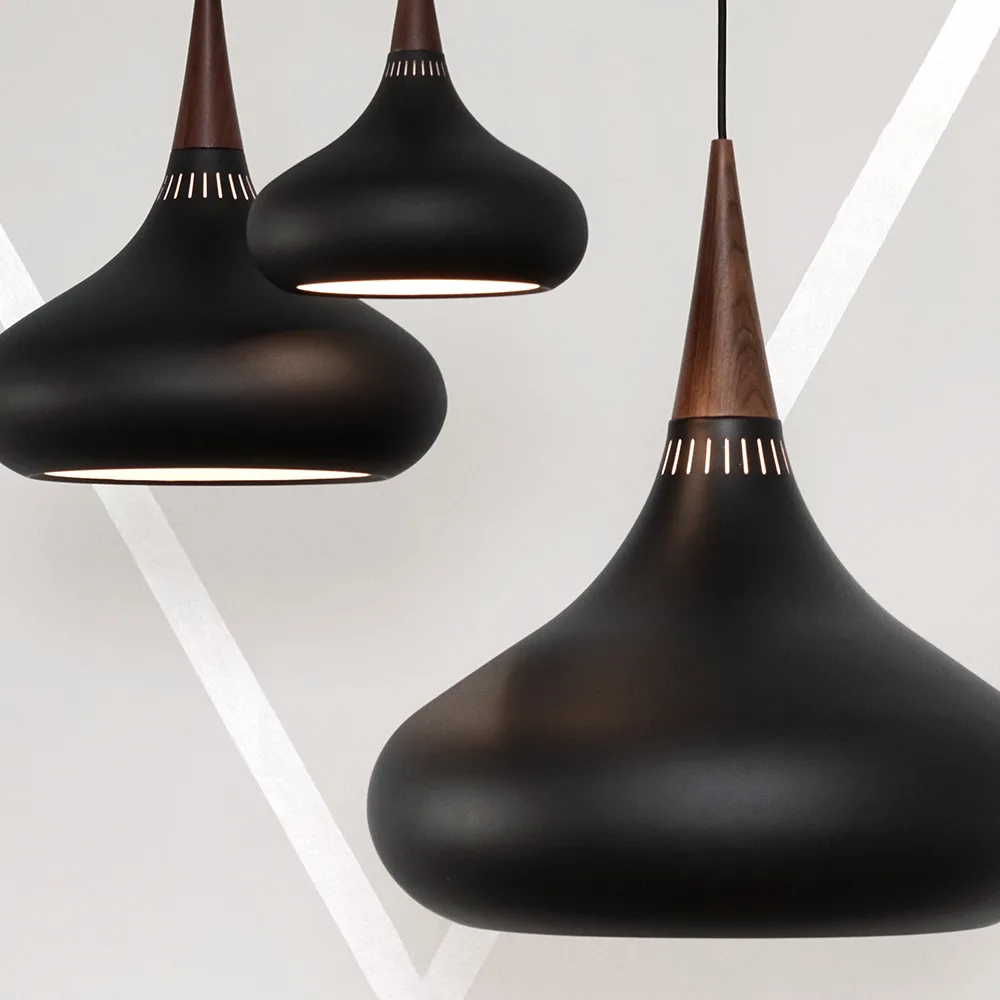 Suspension Orient P2, Noir Fritz Hansen