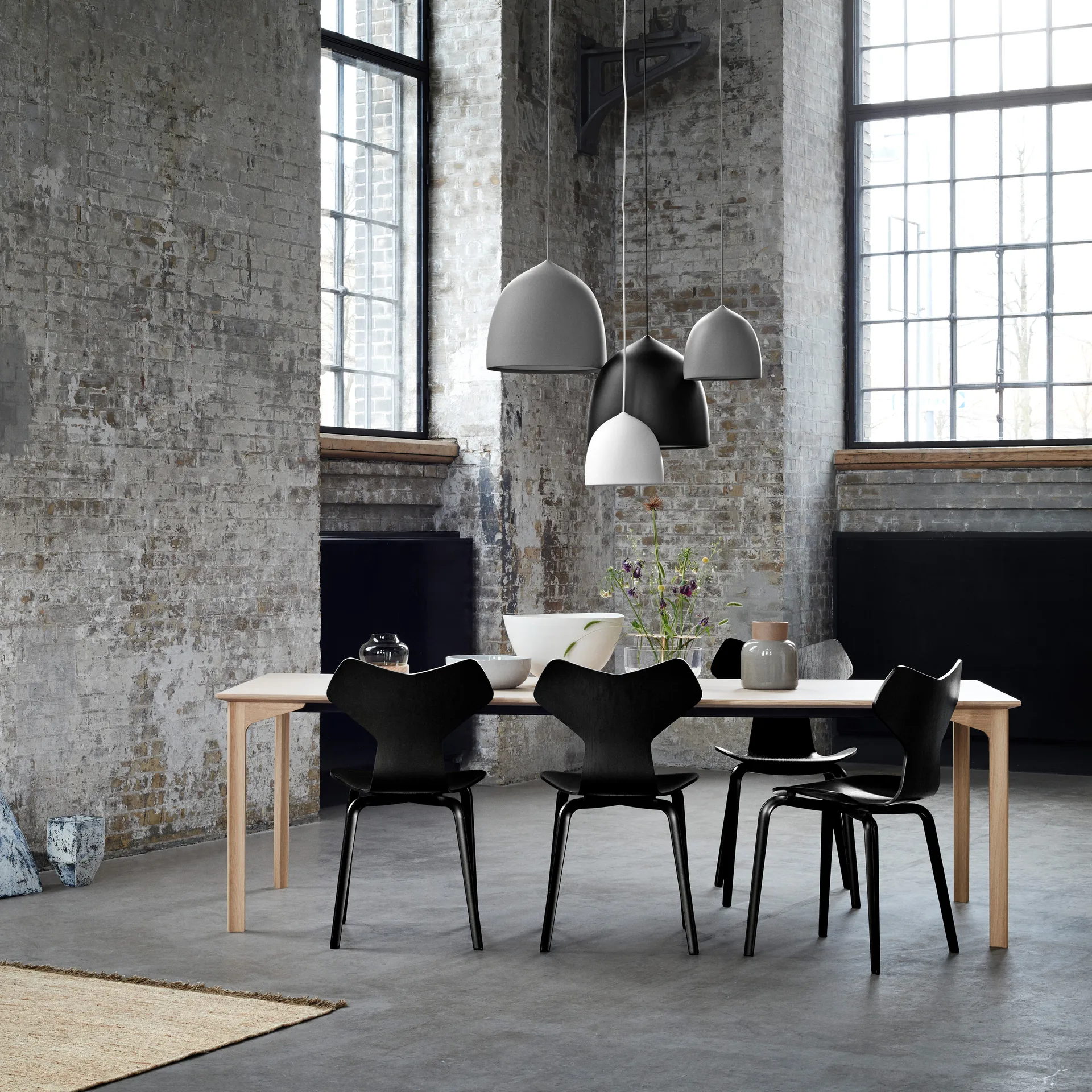 Suspension Suspence P2, Gris clair Fritz Hansen