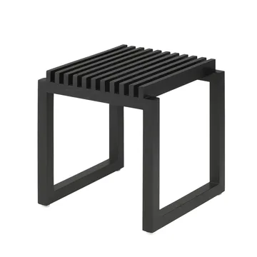 Tabouret Cutter - chêne laqué noir - Fritz Hansen