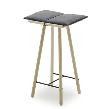 Tabouret de bar Georg bas - Chêne - Fritz Hansen