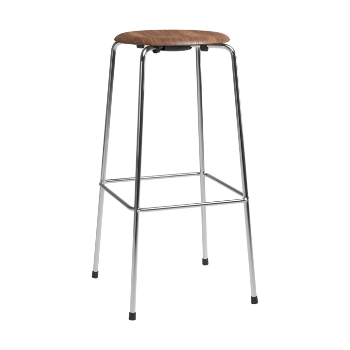 Tabouret de bar High Dot - Noyer-chrome - Fritz Hansen