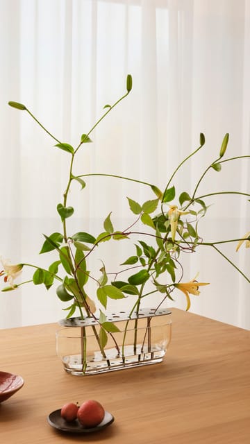 Vase Ikebana acier inoxydable - Long - Fritz Hansen
