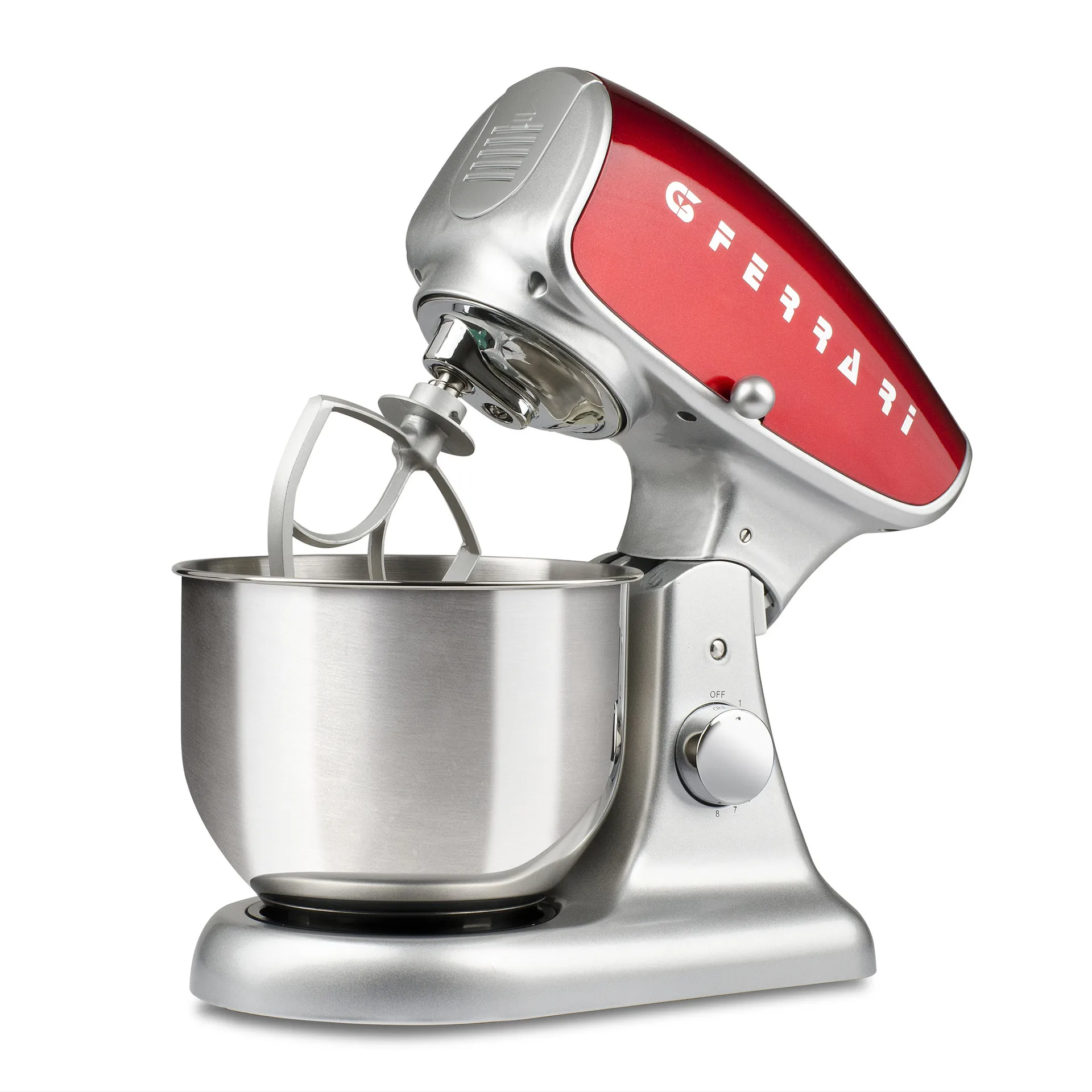 Assistant culinaire Pastaio Deluxe, Argent-rouge G3 Ferrari