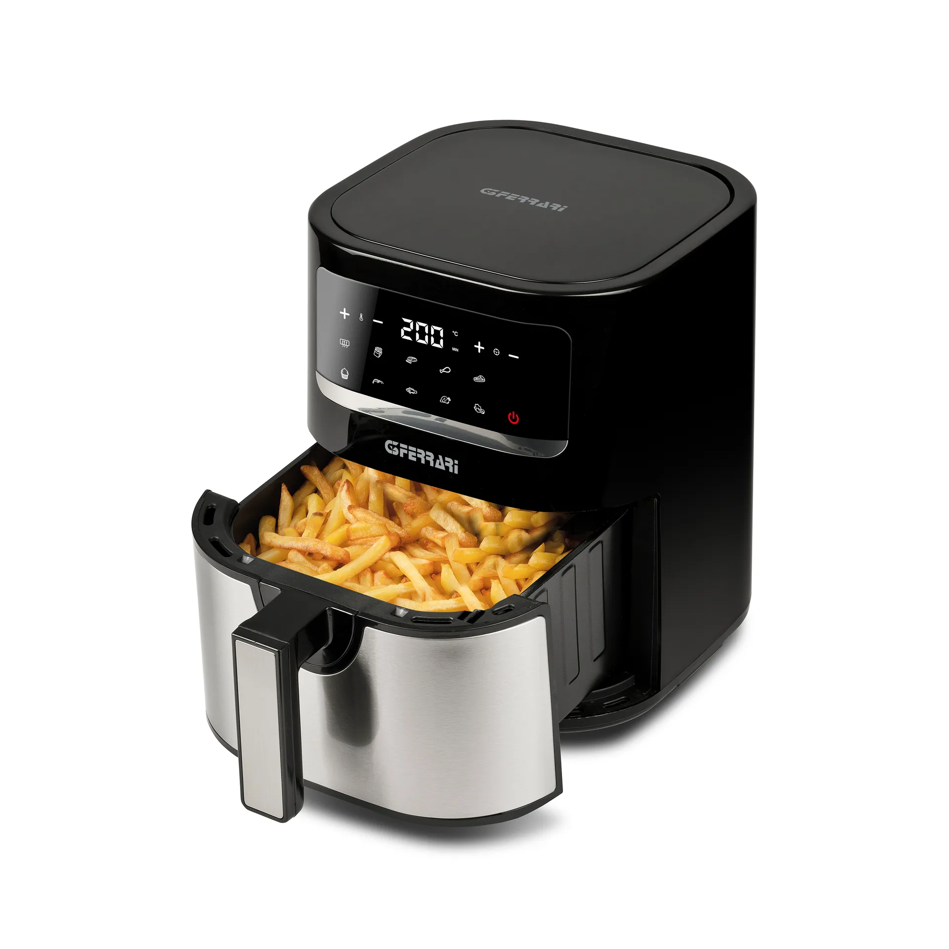 Friteuse à air Friggisano 4,5 l, Argent-noir G3 Ferrari