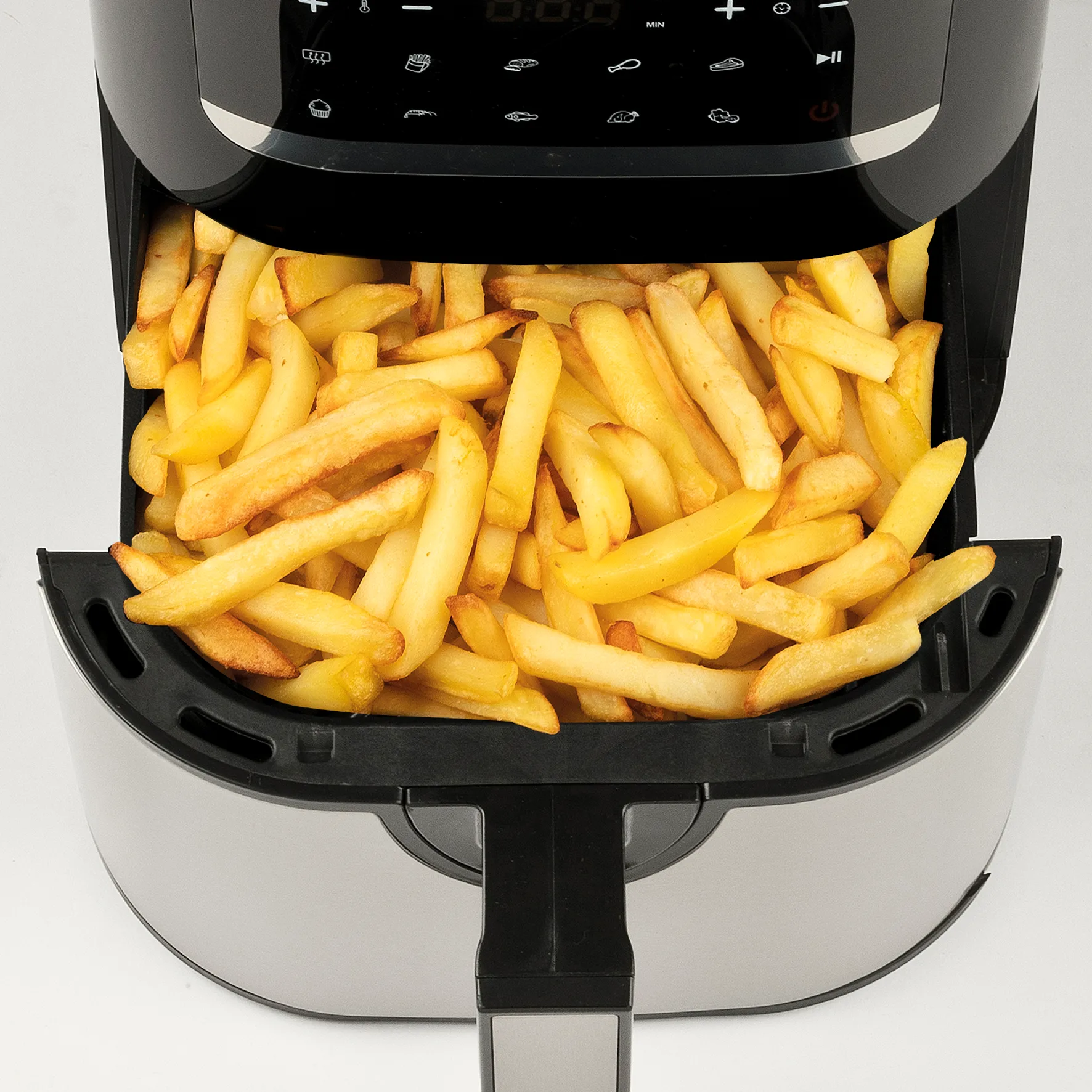 Friteuse à air Friggisano 4,5 l, Argent-noir G3 Ferrari