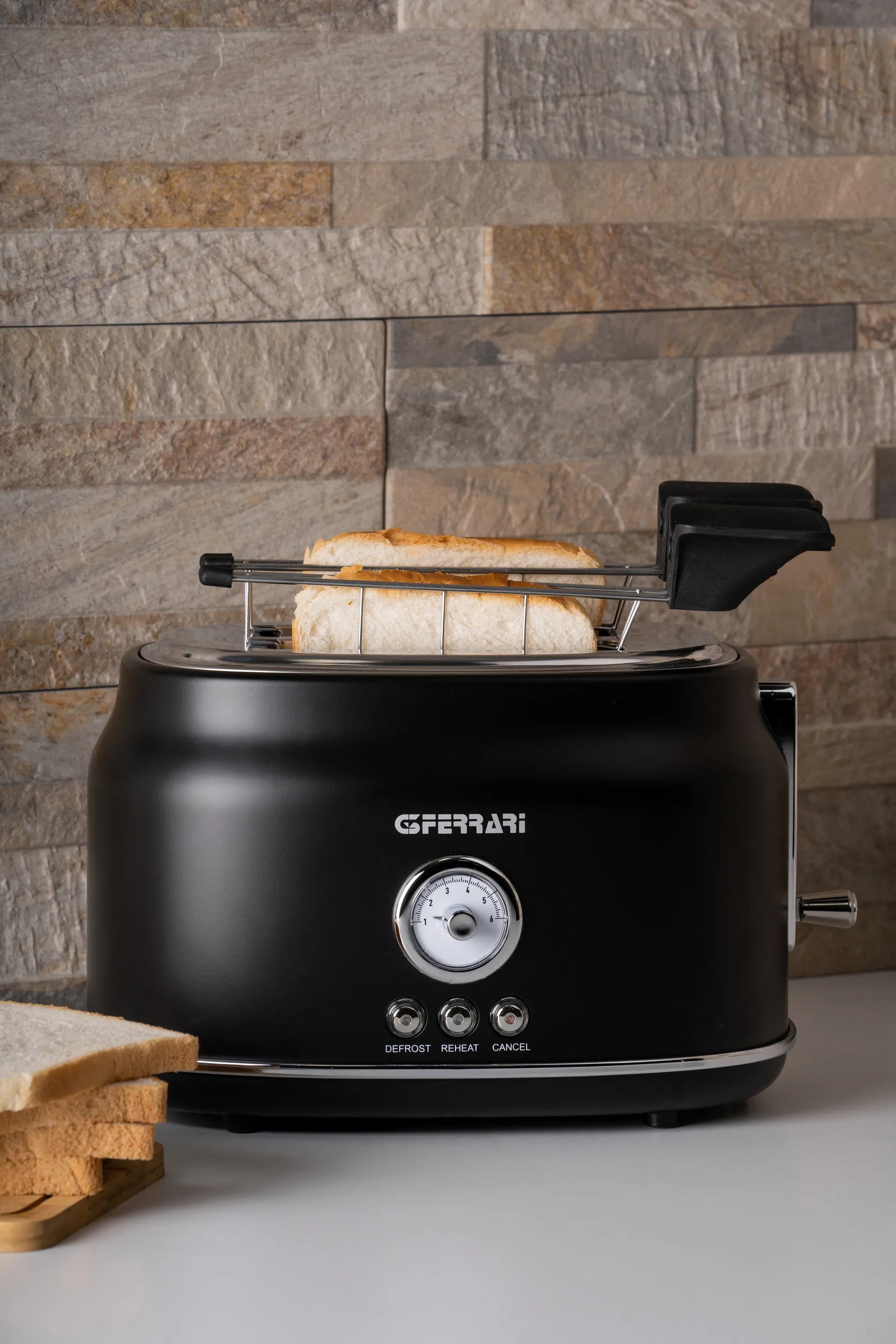 Grille-pain Artista 2 tranches, Noir G3 Ferrari