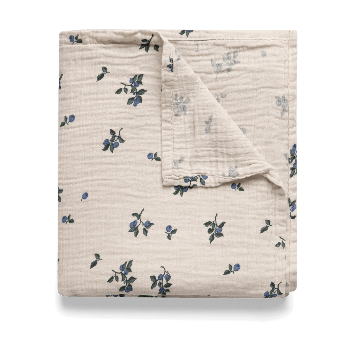 Garbo&Friends Couverture Blueberry Muslin Swaddle 110x110 cm