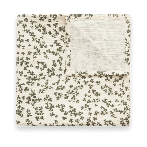 Couverture d'emmaillotage Sorrel Ecru Muslin, 110x110 cm Garbo&Friends