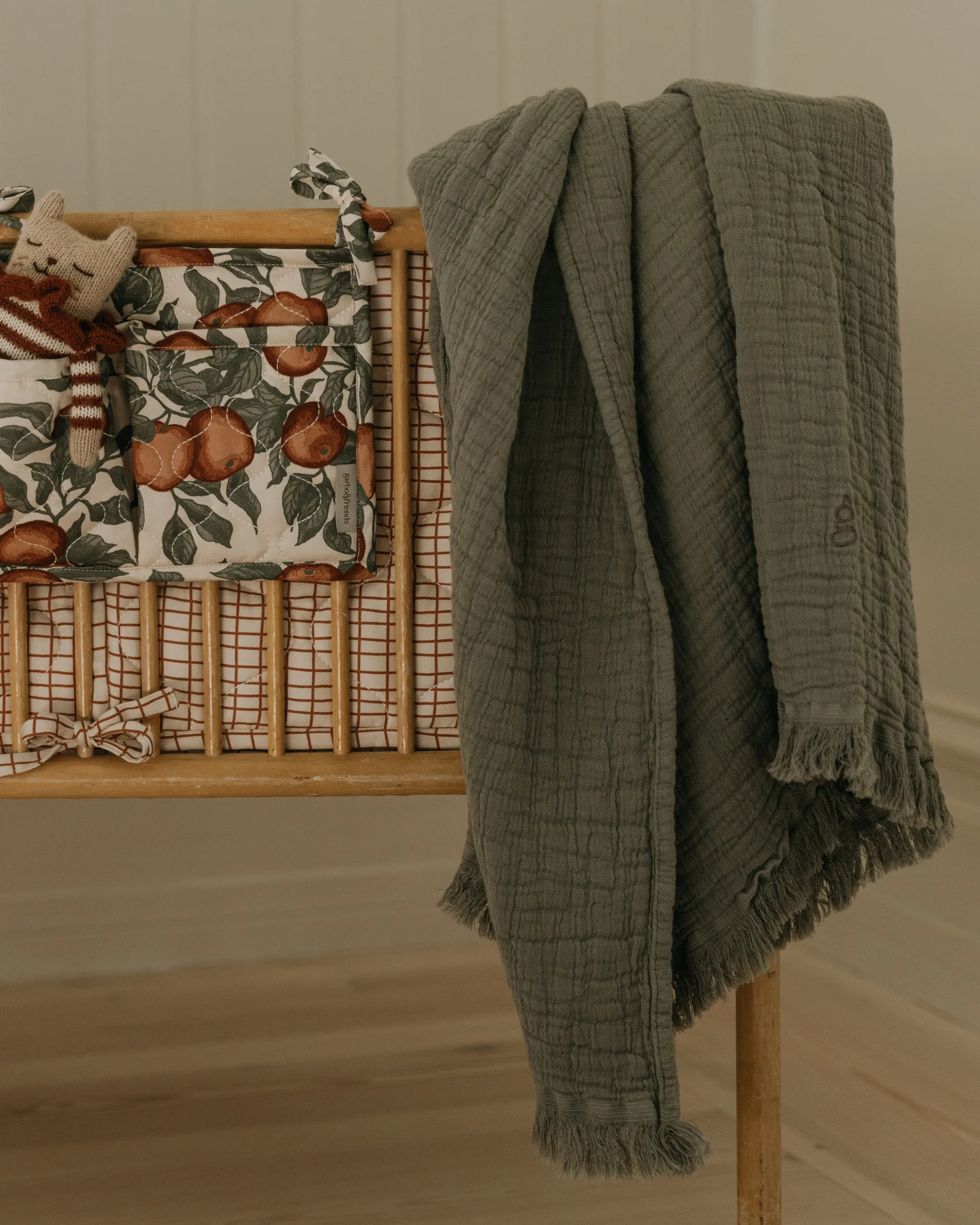 Couverture Geranium Cotton Mellow, 130x170 cm Garbo&Friends