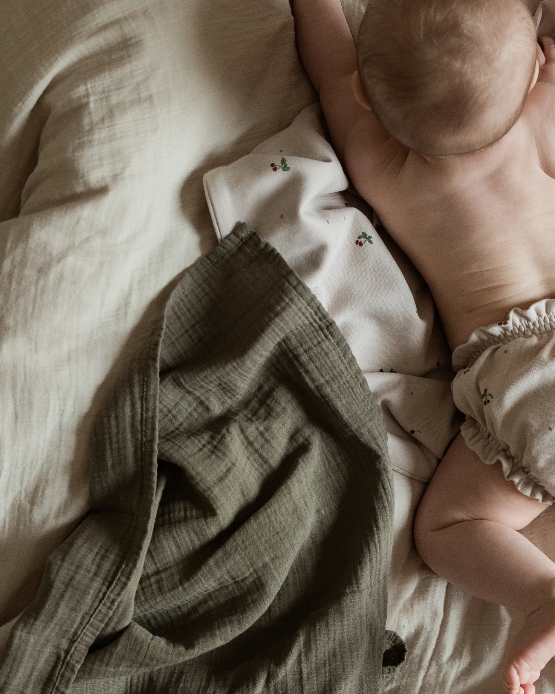 Couverture Geranium Muslin Swaddle, 110x110 cm Garbo&Friends