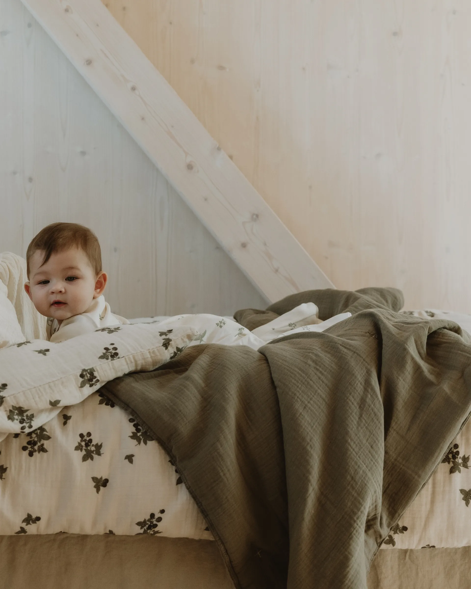 Couverture matelassée Geranium Muslin, 100x140 cm Garbo&Friends