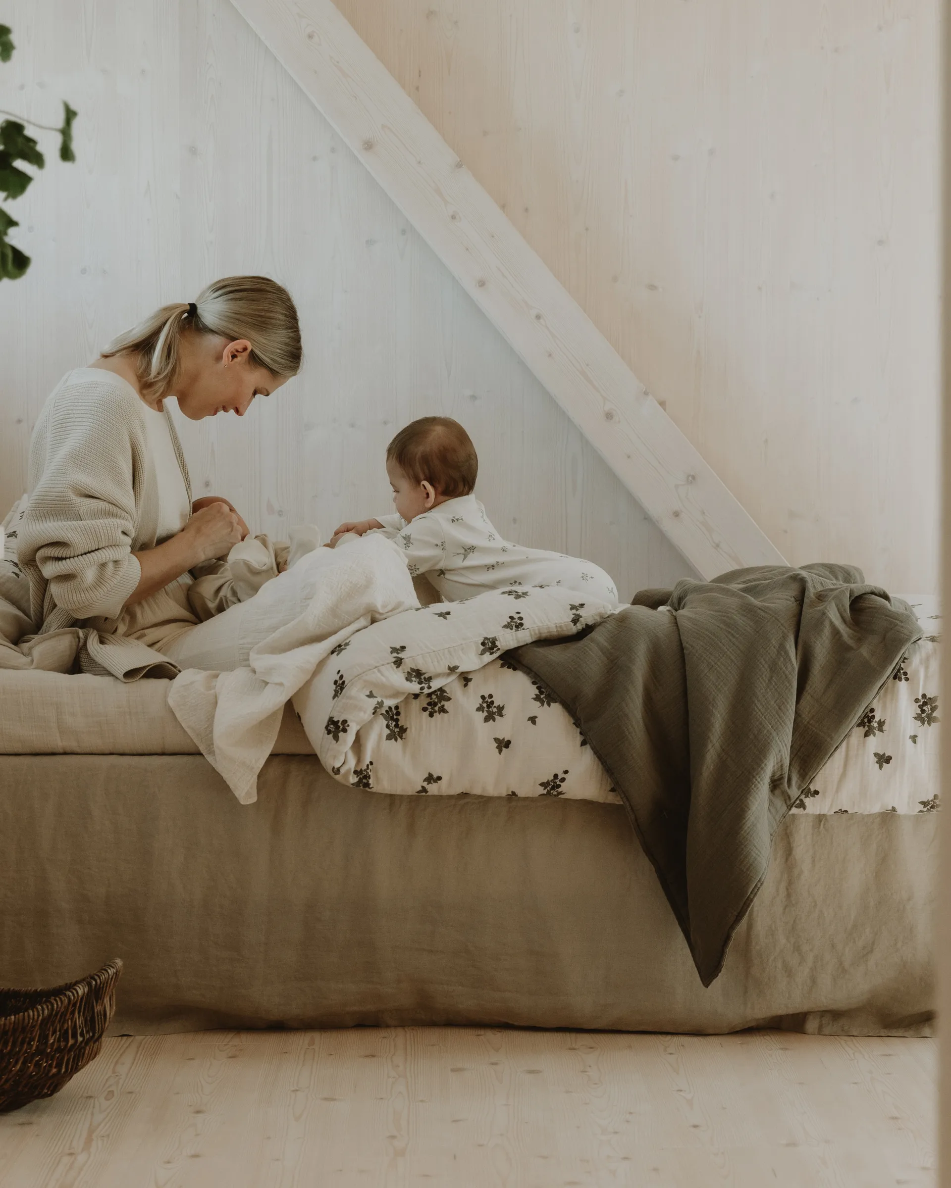 Couverture matelassée Geranium Muslin, 100x140 cm Garbo&Friends