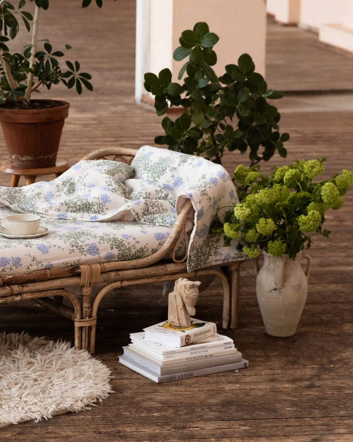 Couverture matelassée Plumbago Muslin, 100x140 cm Garbo&Friends