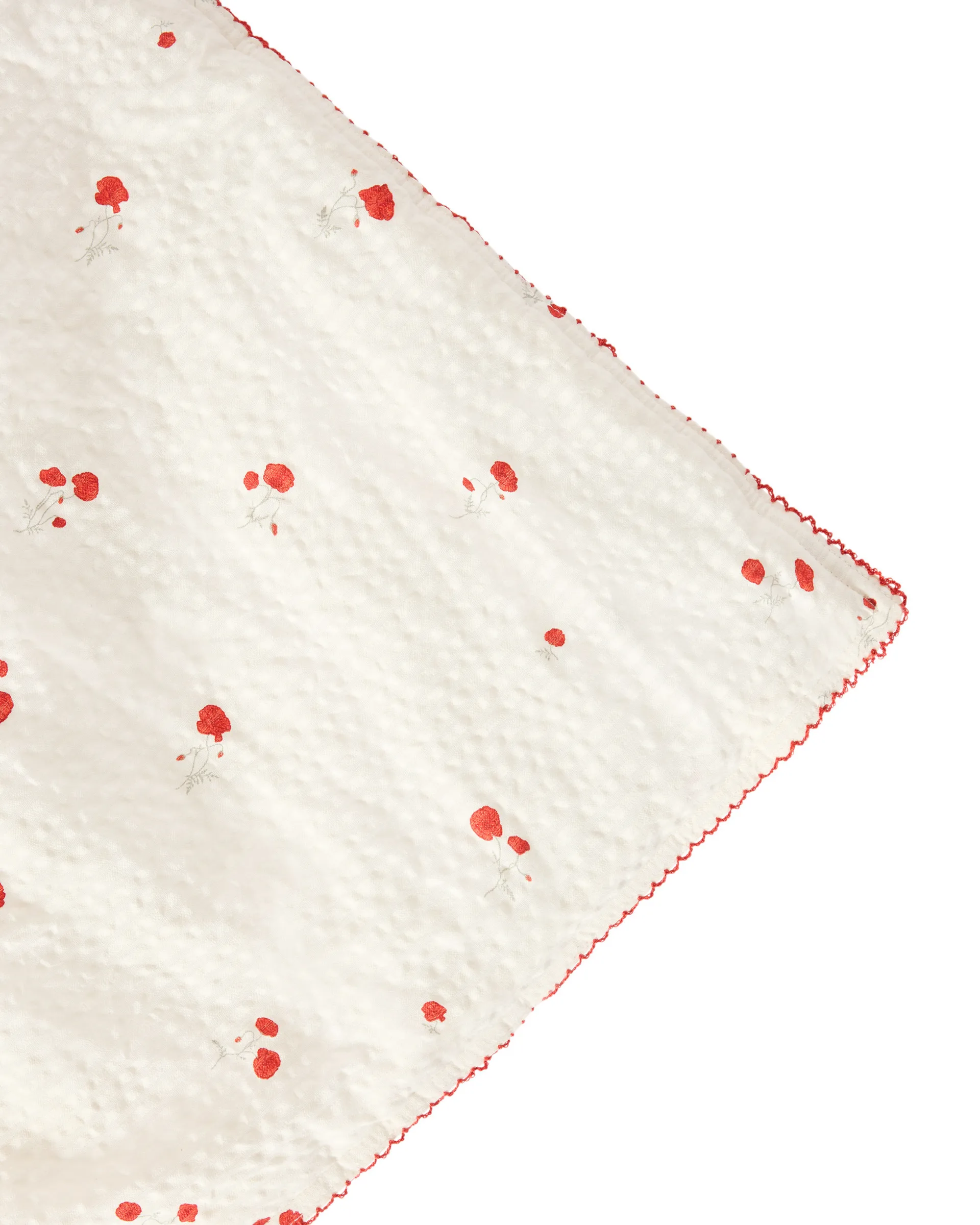 Couverture matelassée Poppy Seersucker, 100x140 cm Garbo&Friends