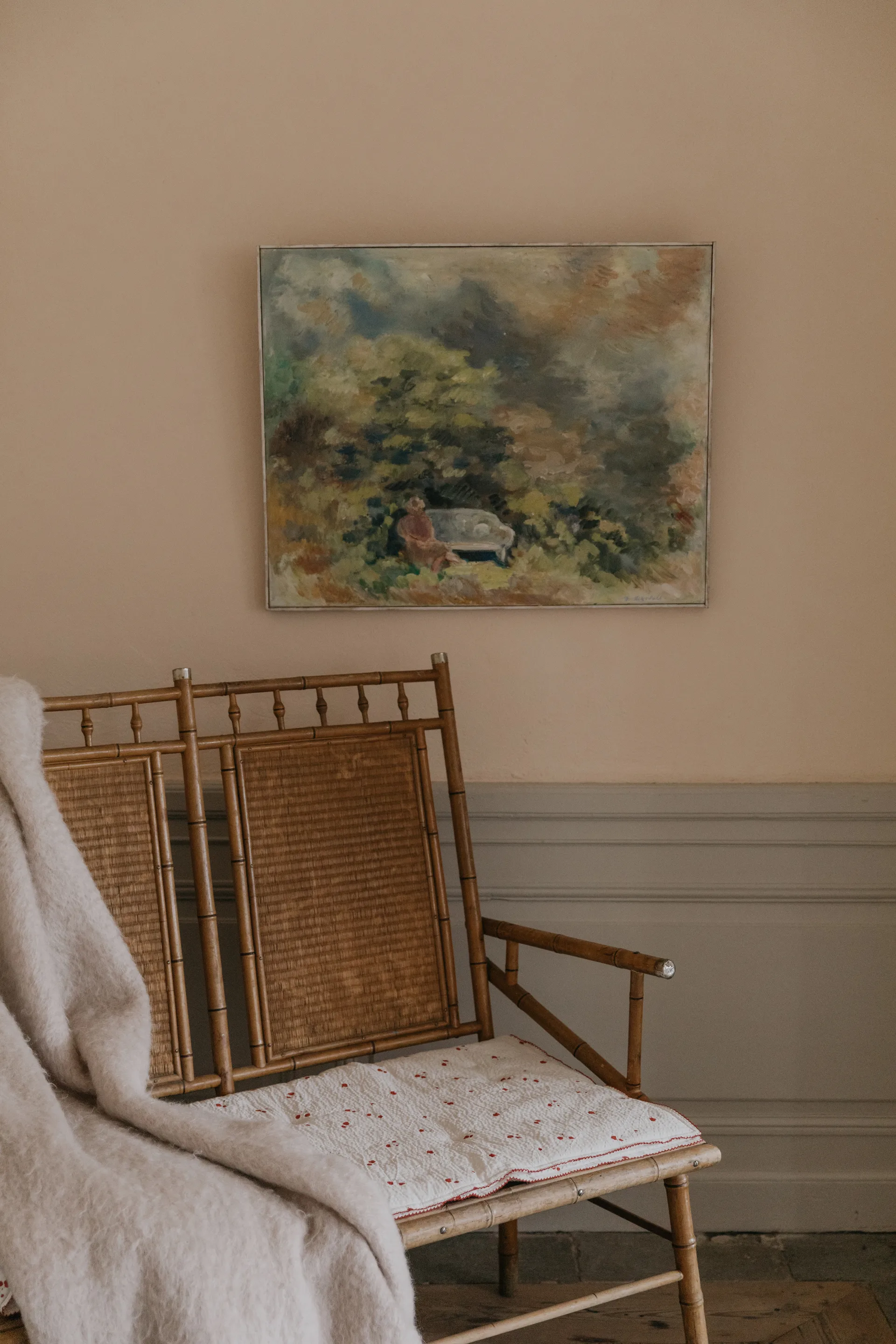 Couverture matelassée Poppy Seersucker, 100x140 cm Garbo&Friends