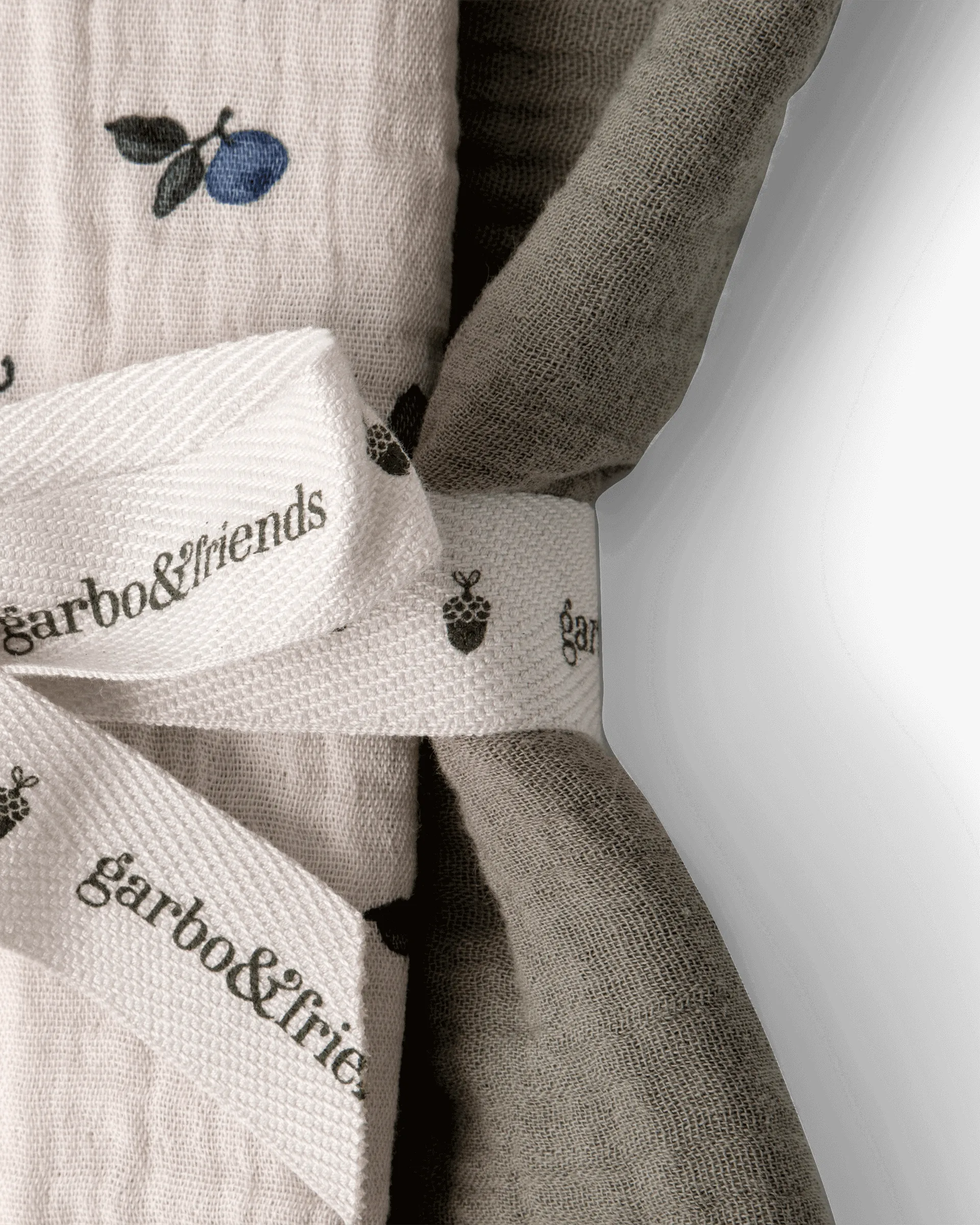 Couverture petite Blueberry Muslin 2 Pièces, 60x60 cm Garbo&Friends