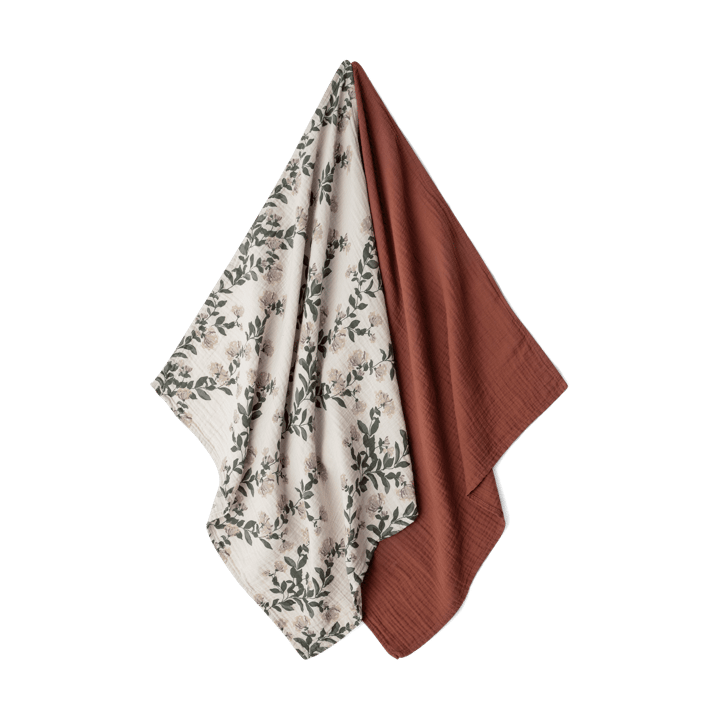 Couverture petite Honeysuckle Muslin 2 Pièces, 60x60 cm Garbo&Friends