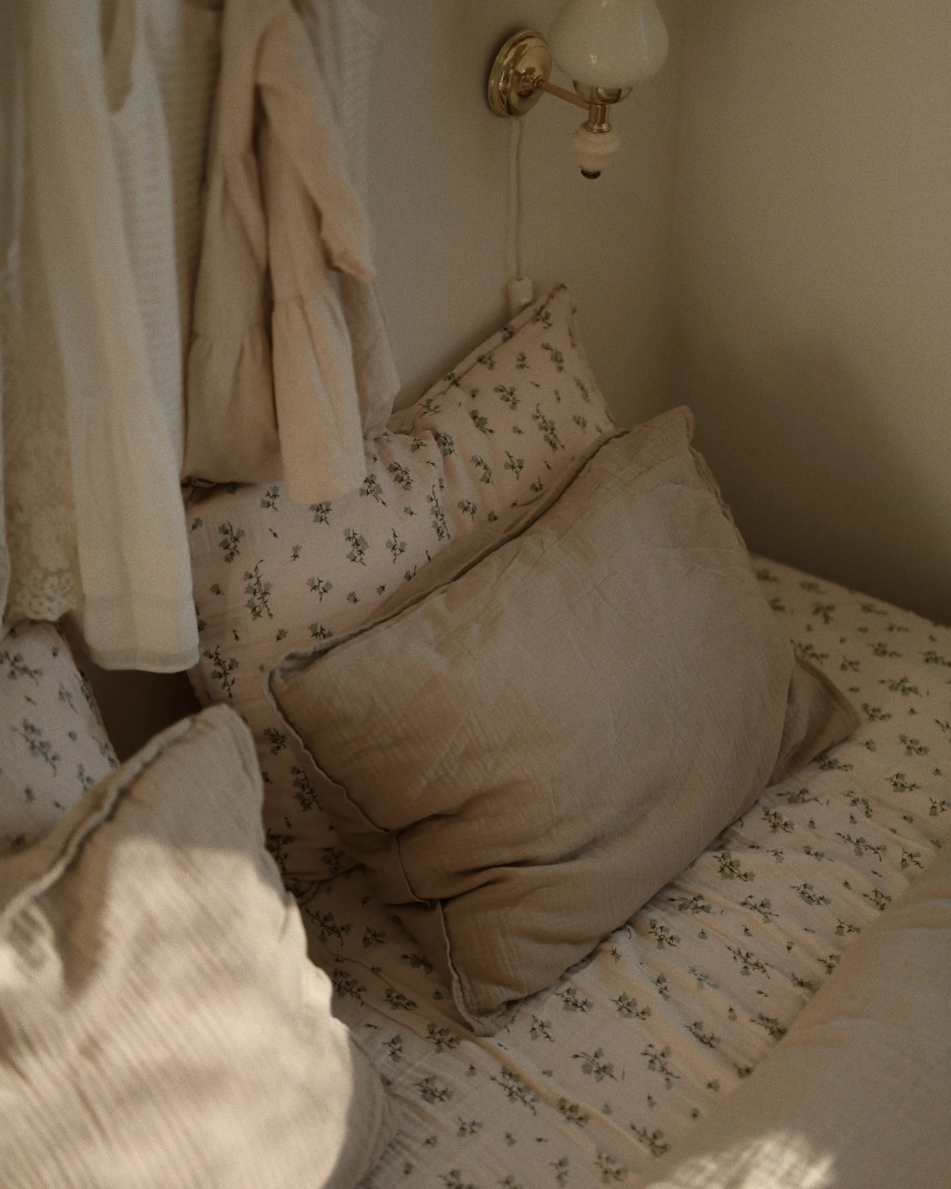 Drap-housse Bluebell Muslin, 140x200x30 cm Garbo&Friends