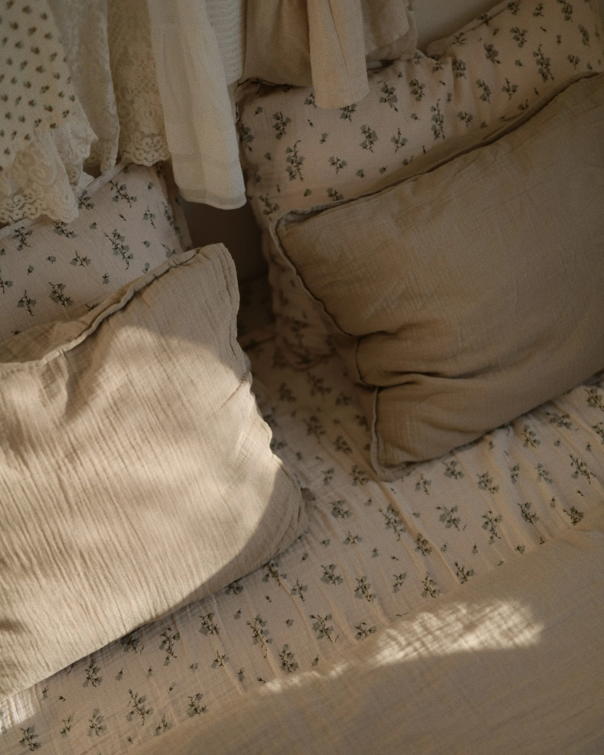 Drap-housse Bluebell Muslin, 160x200x30 cm Garbo&Friends