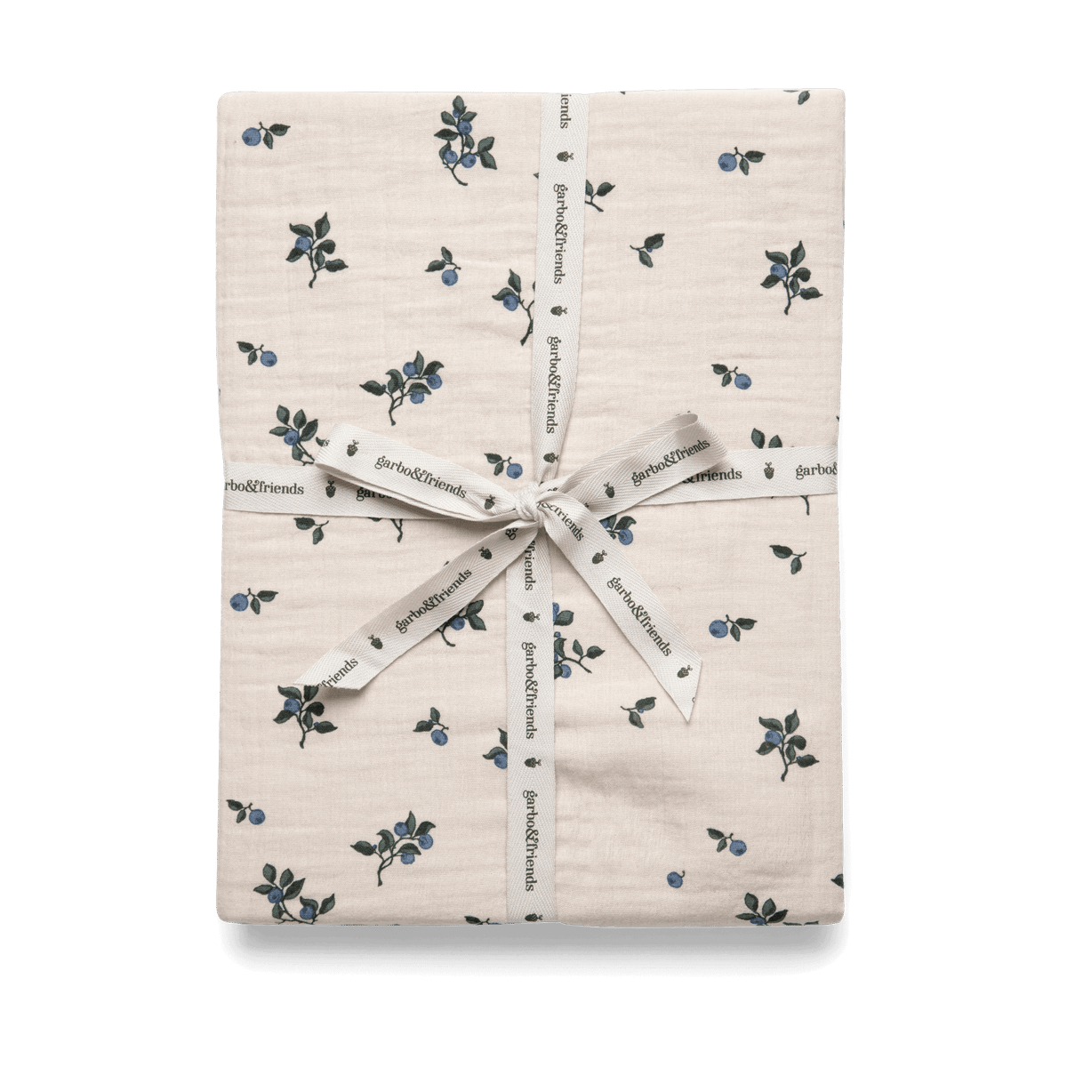 Garbo&Friends Drap-housse Blueberry Muslin 60x120x20 cm