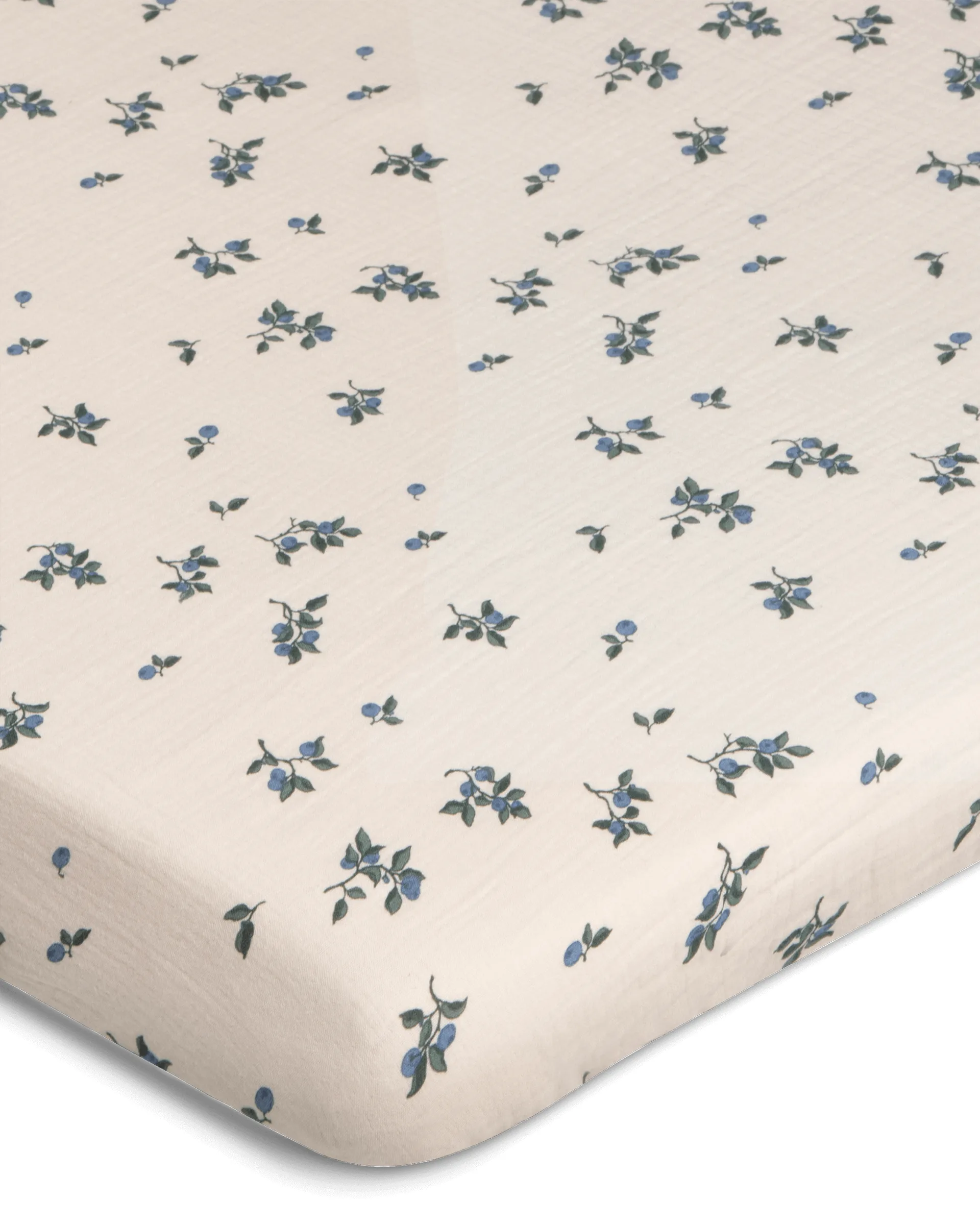 Drap-housse Blueberry Muslin, 70x140x20 cm Garbo&Friends