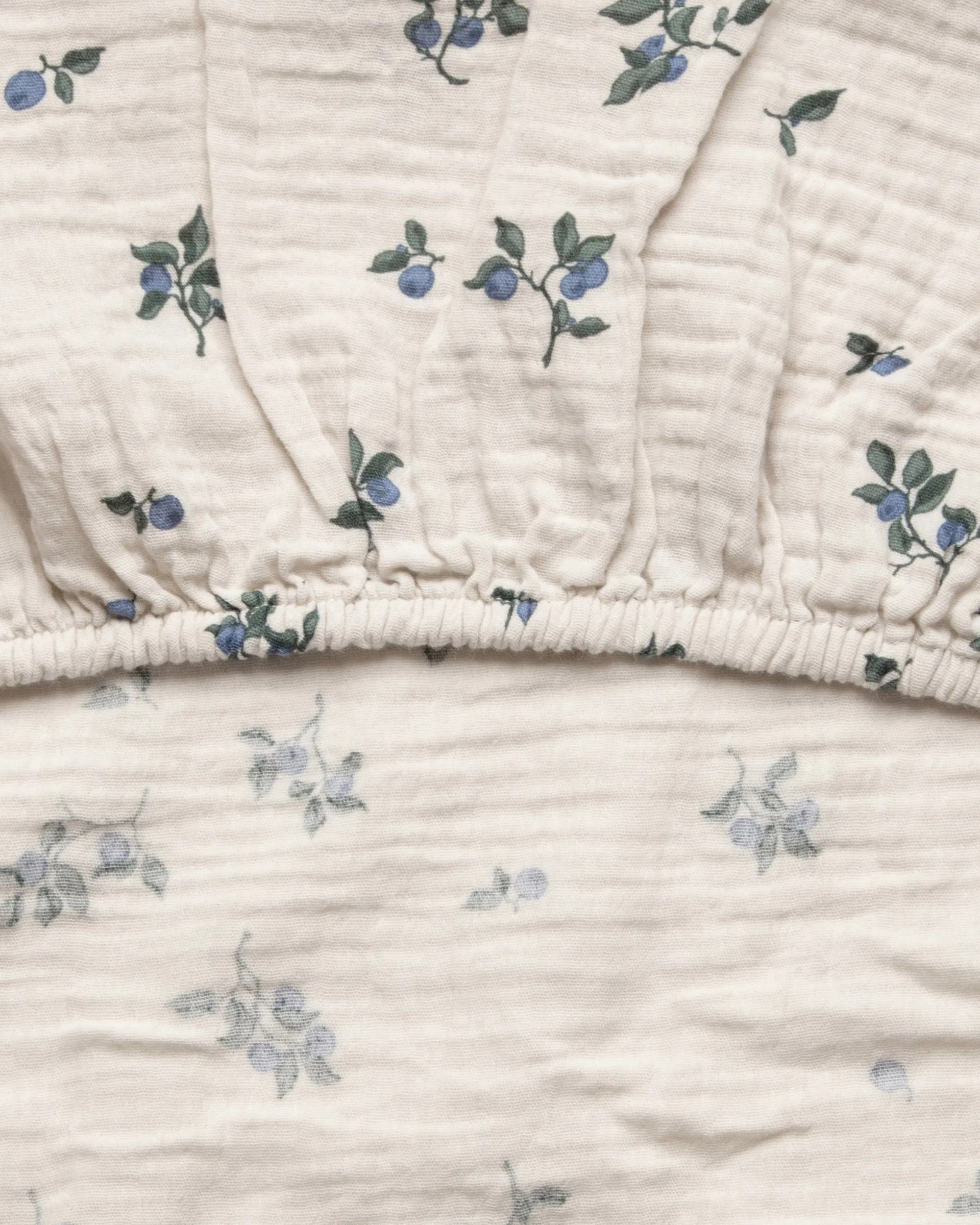 Drap-housse Blueberry Muslin, 90x200x30 cm Garbo&Friends