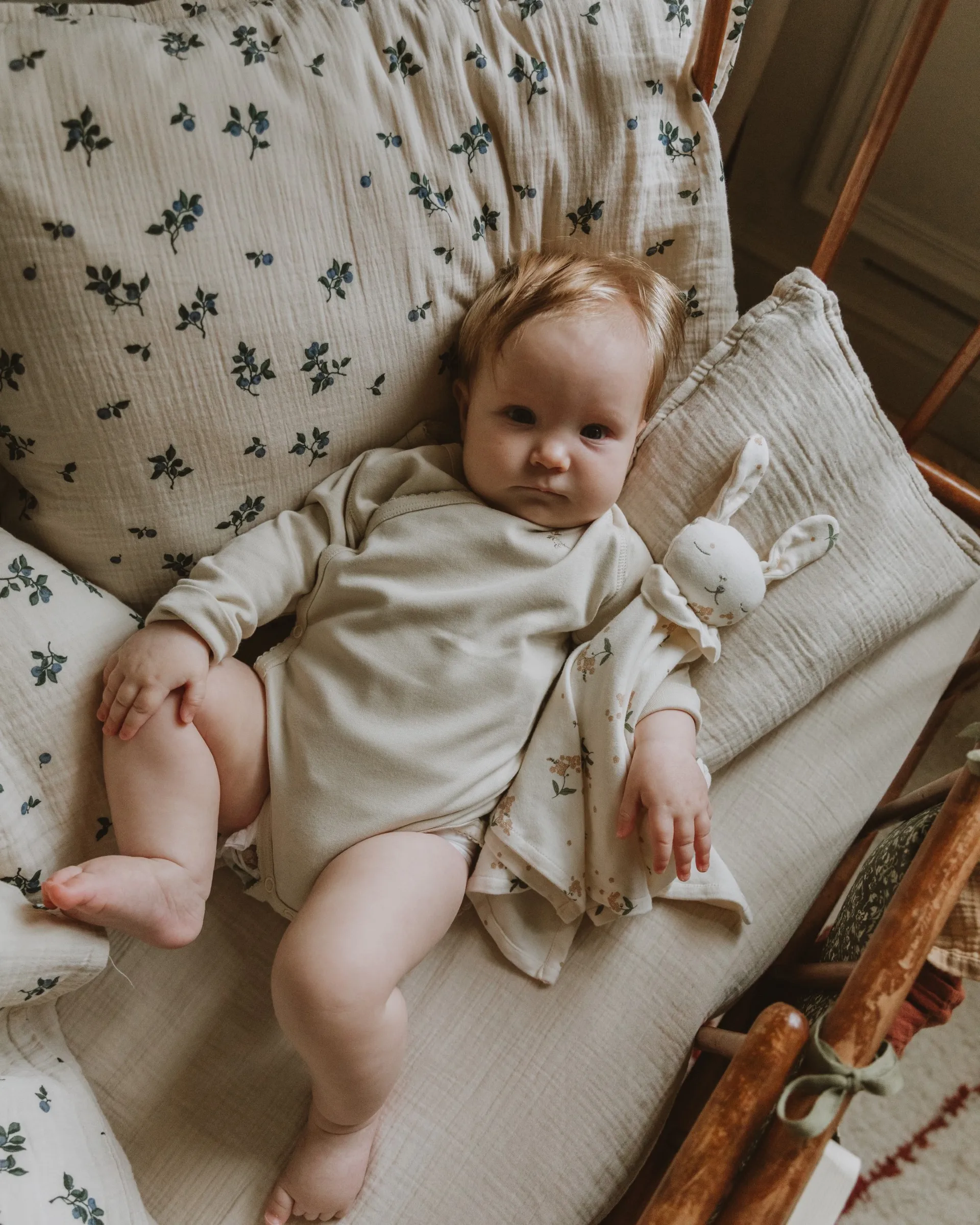 Drap-housse Eggshell Muslin, 70x140x20 cm Garbo&Friends