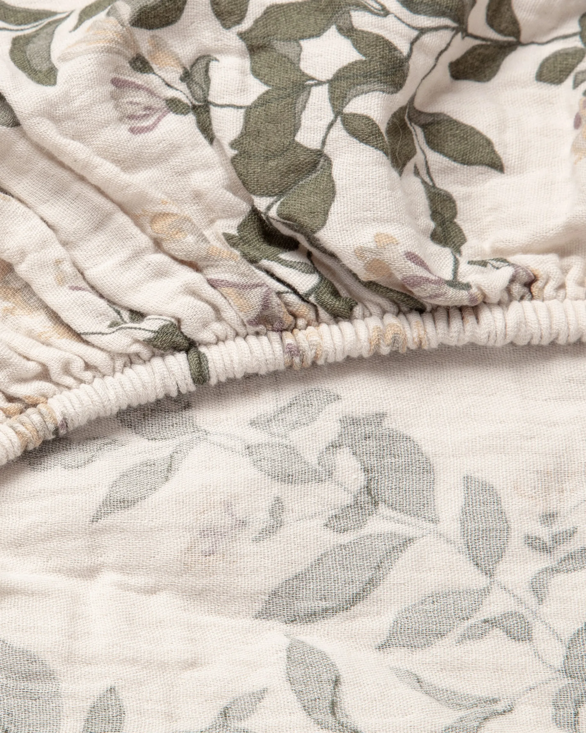 Drap-housse Honeysuckle Muslin, 140x200x30 cm Garbo&Friends