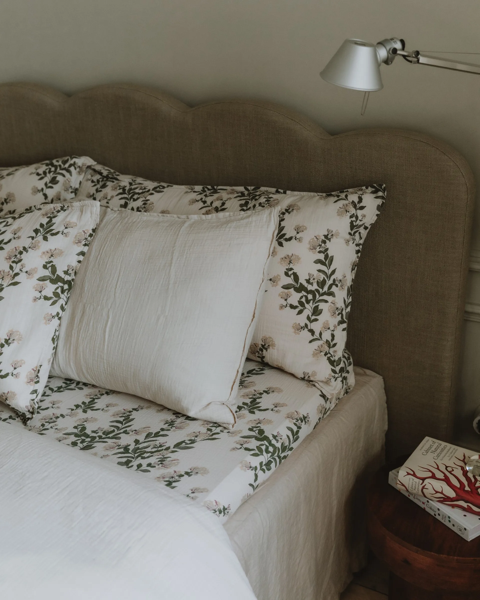 Drap-housse Honeysuckle Muslin, 180x200x30 cm Garbo&Friends