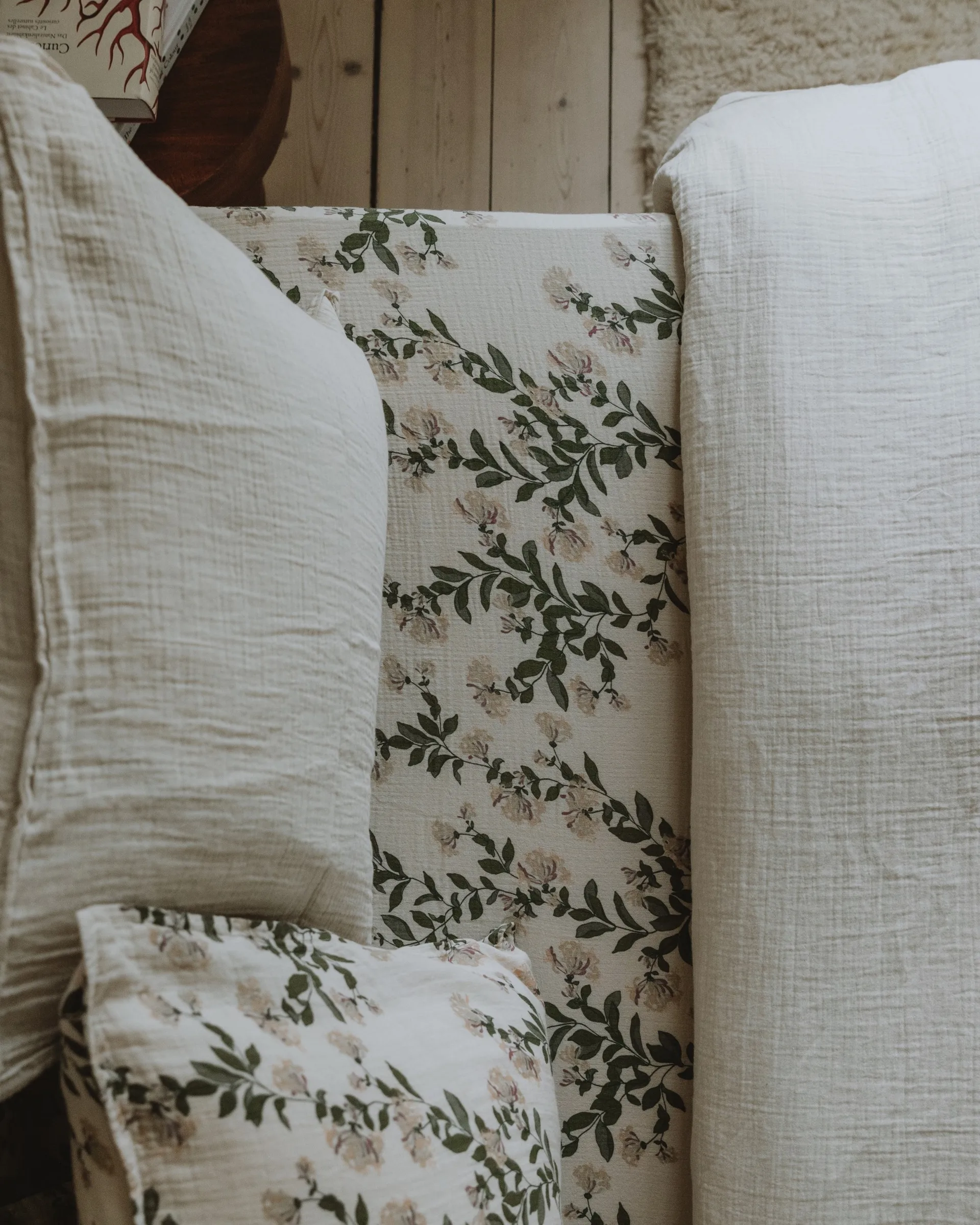 Drap-housse Honeysuckle Muslin, 90x200x30 cm Garbo&Friends