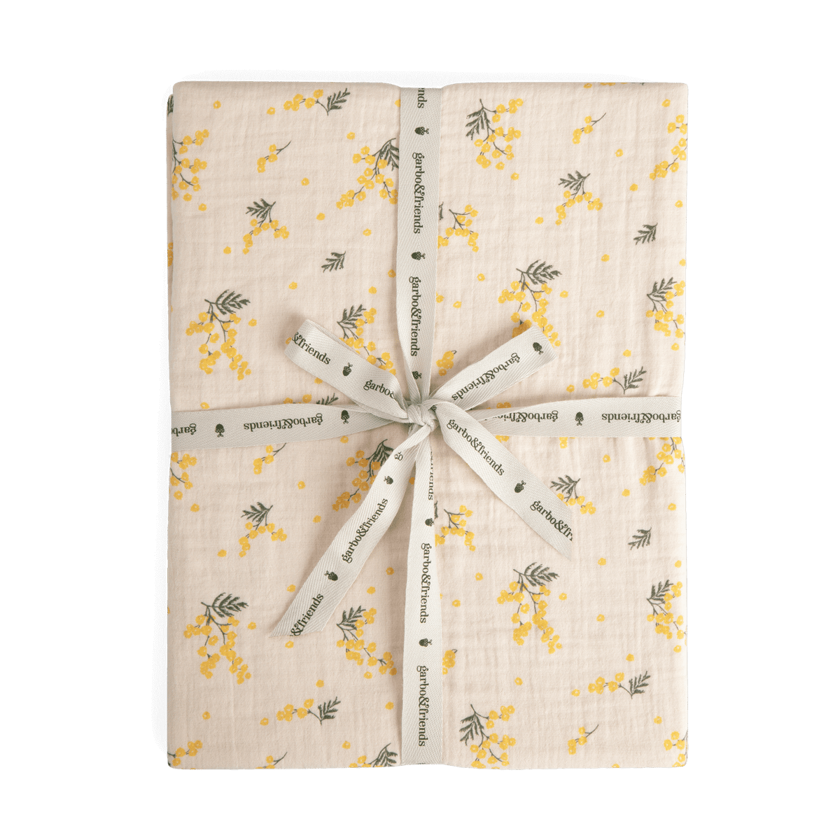 Garbo&Friends Drap-housse Mimosa Muslin 180x200x30 cm