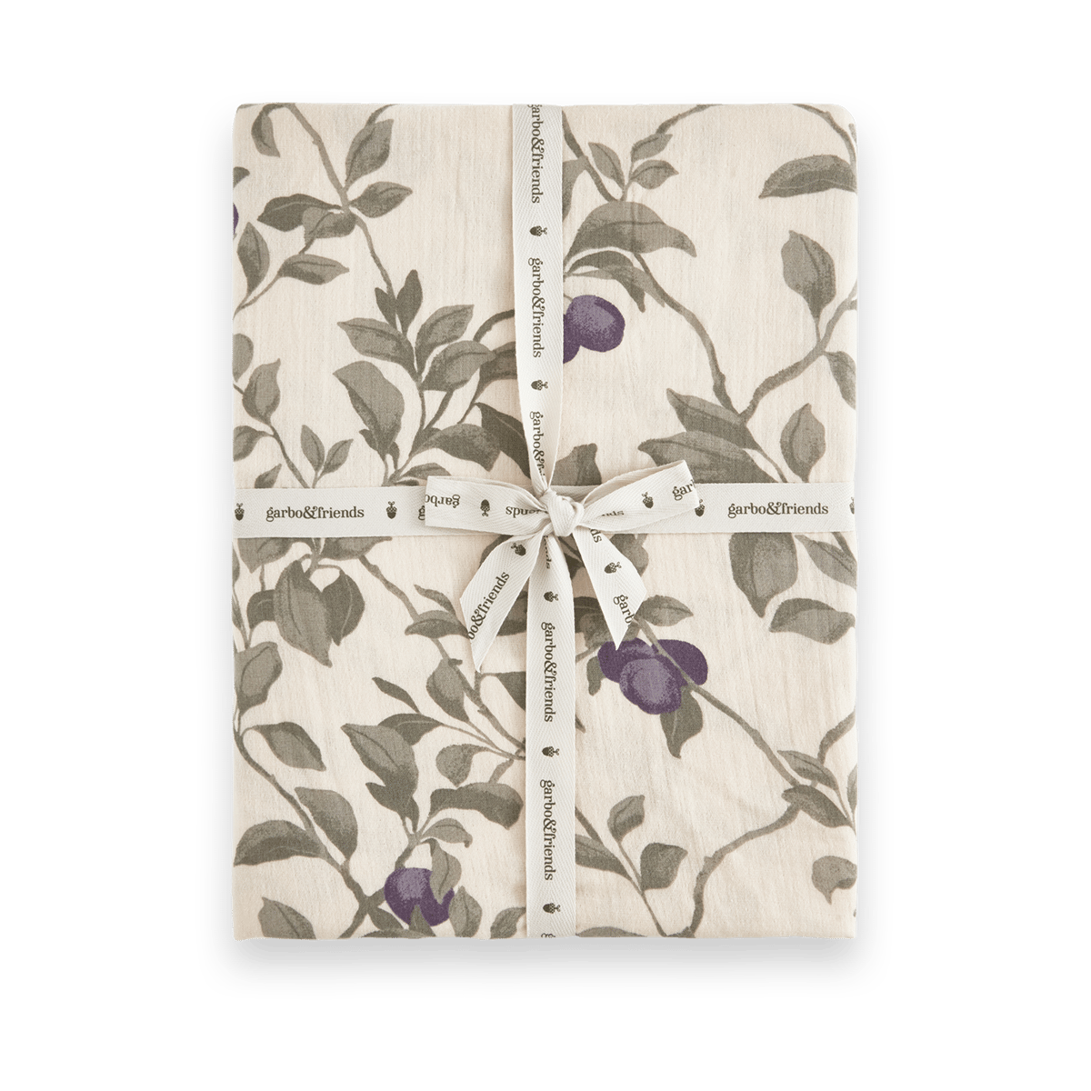 Garbo&Friends Drap-housse Plum Muslin 160x200x30 cm