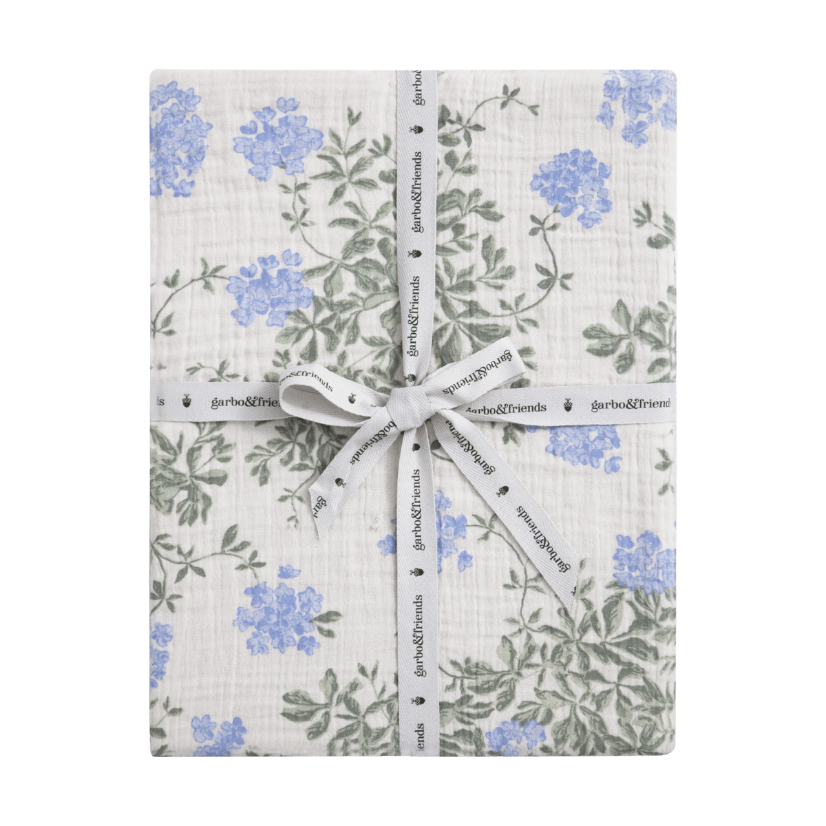Garbo&Friends Drap-housse Plumbago Muslin 160x200x30 cm
