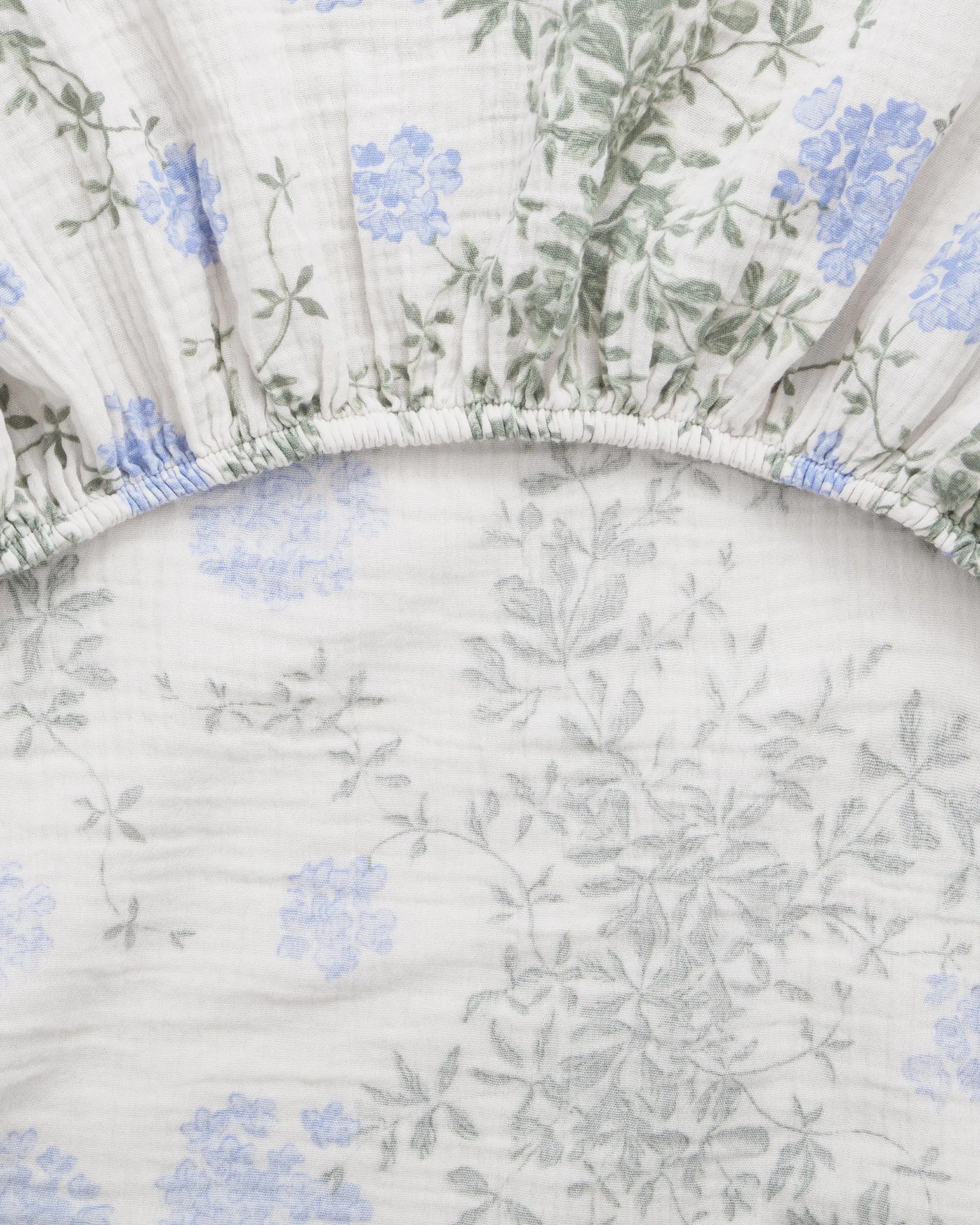 Drap-housse Plumbago Muslin, 160x200x30 cm Garbo&Friends