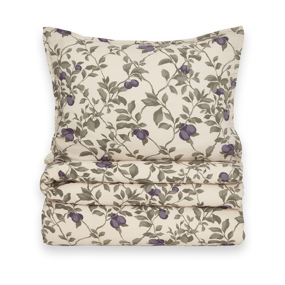 Garbo&Friends Ensemble de lit Plum Musin 140x200 cm/50x70 cm