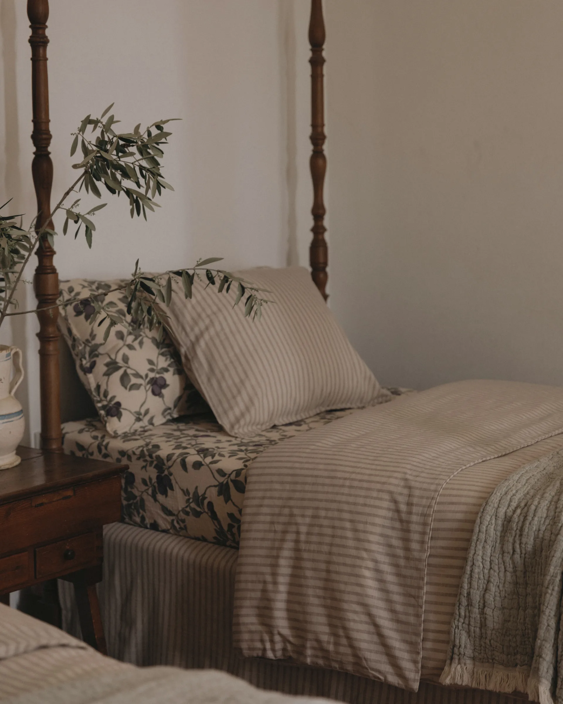 Ensemble de lit Stripe Mauve, 140x200 cm/50x70 cm Garbo&Friends