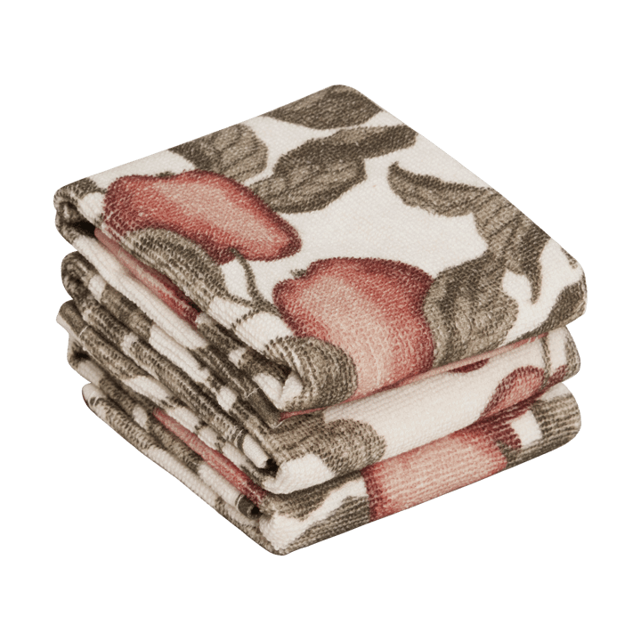 Essui-mains Pomme Terry lot de 3, 30x30 cm Garbo&Friends