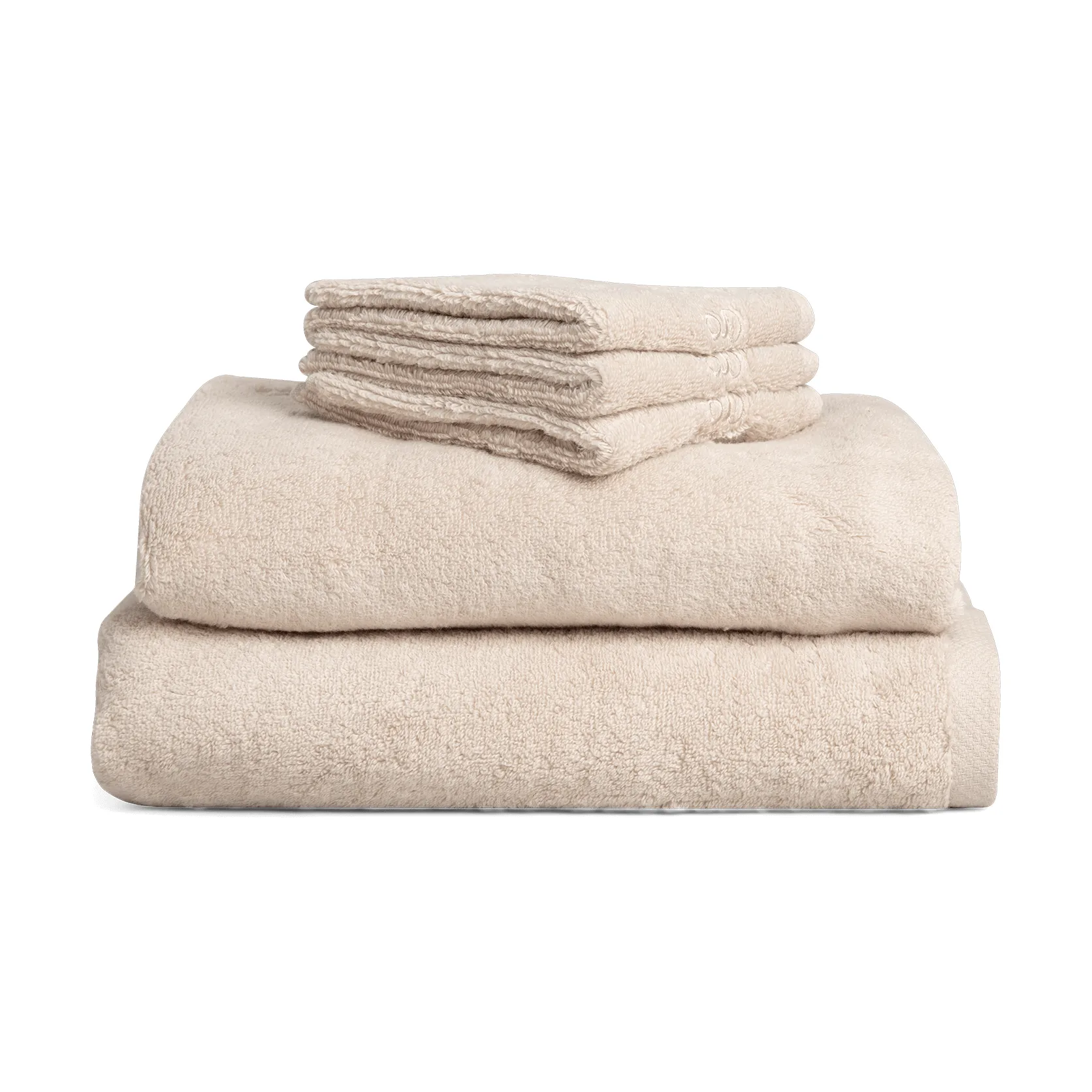 Essui-mains Sand Terry lot de 3, 30x30 cm Garbo&Friends