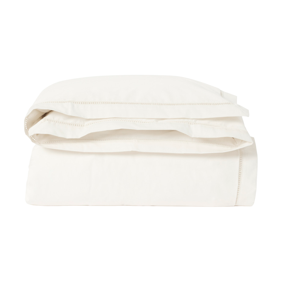 Garbo&Friends Housse de couette double Pearl Ladder Lace 220x220 cm