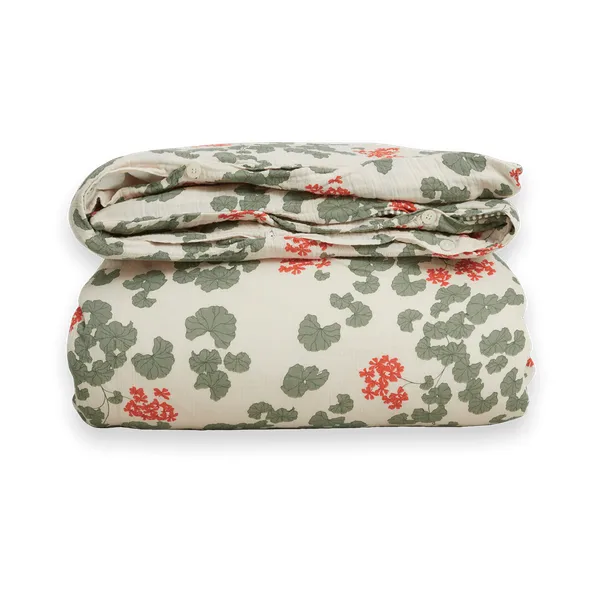 Housse de couette double Pelargonium Muslin, 220x240 cm Garbo&Friends