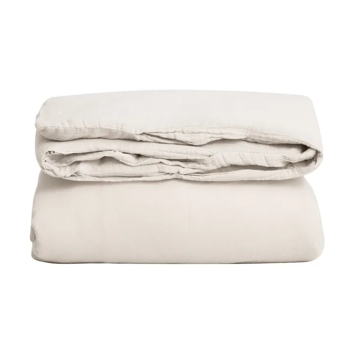 Housse de couette Eggshell Muslin - 150x210 cm - Garbo&Friends