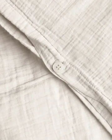 Housse de couette Eggshell Muslin - 150x210 cm - Garbo&Friends