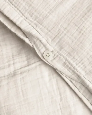 Housse de couette Eggshell Muslin double - 240x220 cm - Garbo&Friends