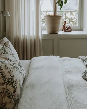 Housse de couette Eggshell Muslin double - 240x220 cm - Garbo&Friends